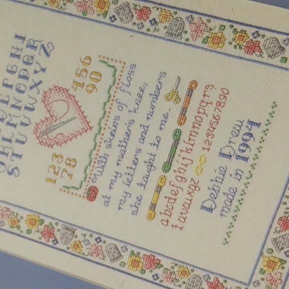 Mommy's Little Cross Stitcher cross stitch pattern only - Picture 3 of 11